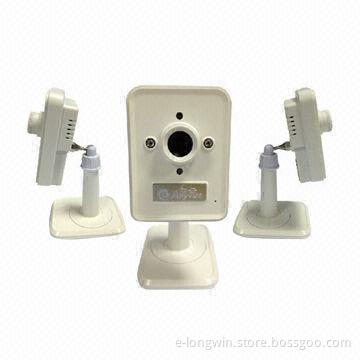 Wireless IP camera, built-in watchdog, 720P resolution and H.264 Image compression